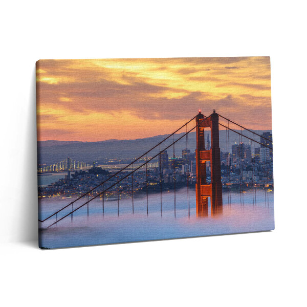 Vászonkép falra 80x60 San Francisco hídja