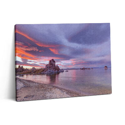 Vászonkép falra 80x60 Mono-tó Kalifornia keleti részén