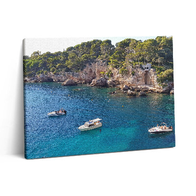 Vászonkép falra 80x60 Tájkép a Cap d'Antibes-nél