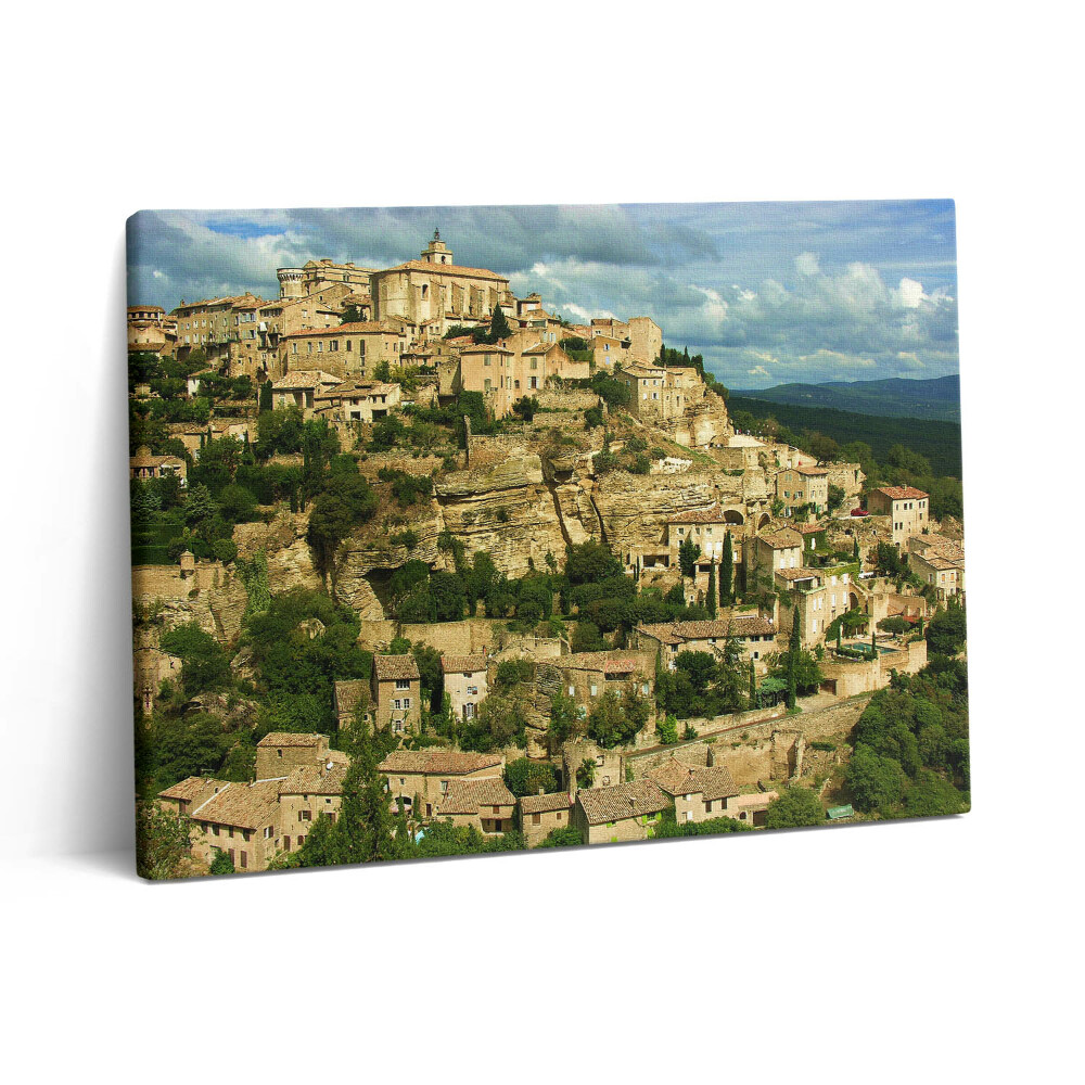 Vászonkép falra 80x60 Kastély Provence-ban Franciaországban