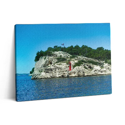 Vászonkép falra 80x60 Split Horvátország Festői útvonal