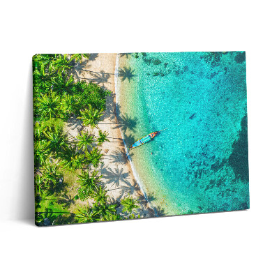 Vászonkép falra 80x60 Koh Tao trópusi strandja