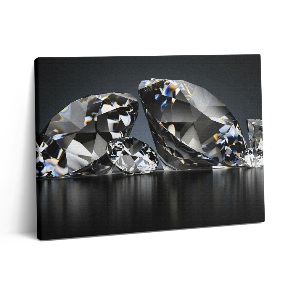 Vászonkép falra 80x60 Csodálatosan csillogó gyémántok