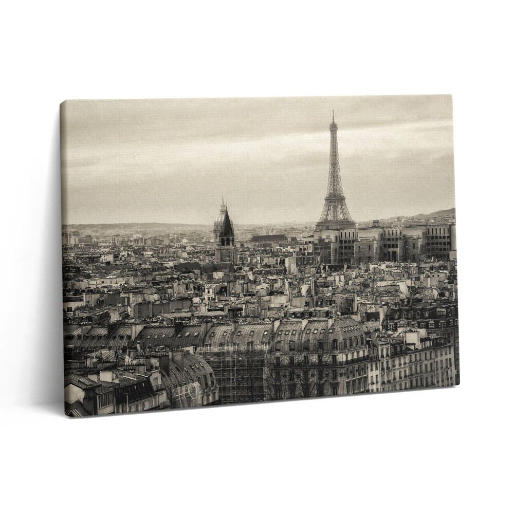 Vászonkép falra 80x60 Párizsi tájkép és az Eiffel-torony