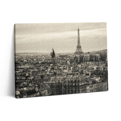 Vászonkép falra 80x60 Párizsi tájkép és az Eiffel-torony
