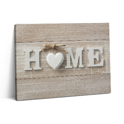 Vászonkép falra 80x60 Ház felirat