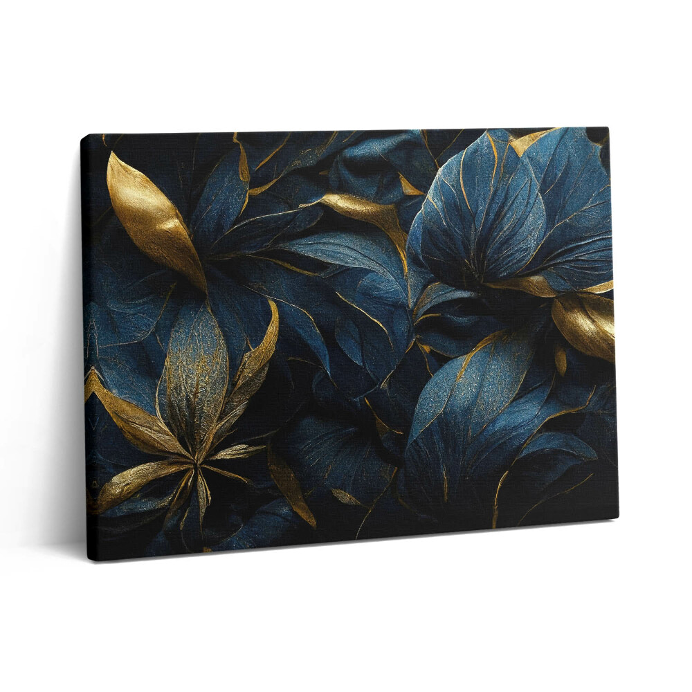 Vászonkép falra 80x60 Dekoratív virágok