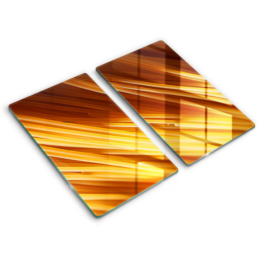 Tűzhelyvédő üveglap 2 darab Spagetti tészta