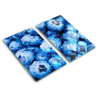 Tűzhelyvédő üveglap 2 darab Lédús áfonya