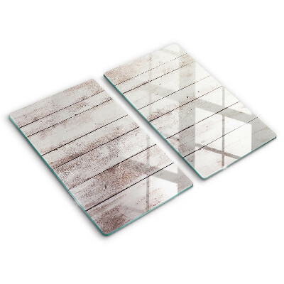 Tűzhelyvédő üveglap 2 darab Régi fatáblák