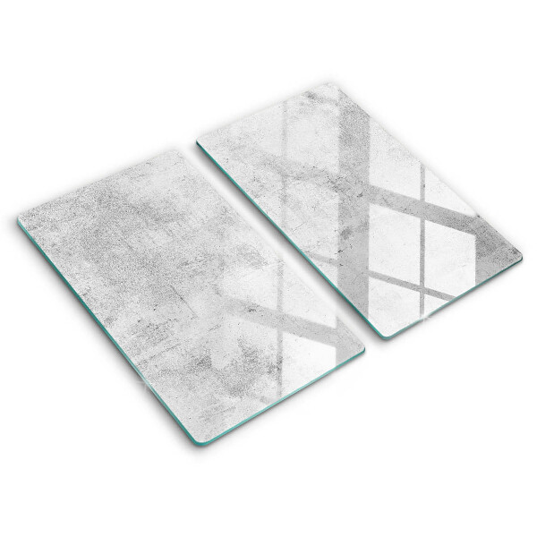 Tűzhelyvédő üveglap 2 darab Beton textúra
