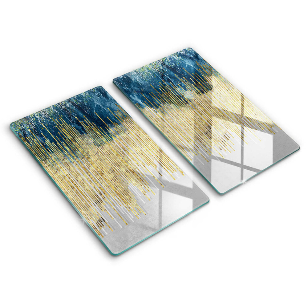 Tűzhelyvédő üveglap 2 darab Tervezői absztrakció