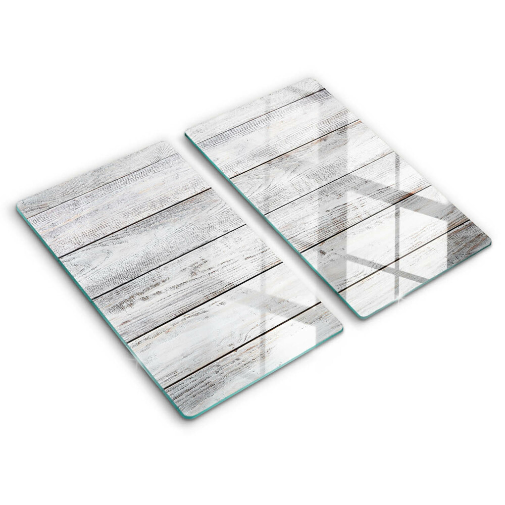 Tűzhelyvédő üveglap 2 darab Könnyű fadeszkák