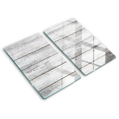 Tűzhelyvédő üveglap 2 darab Könnyű fadeszkák