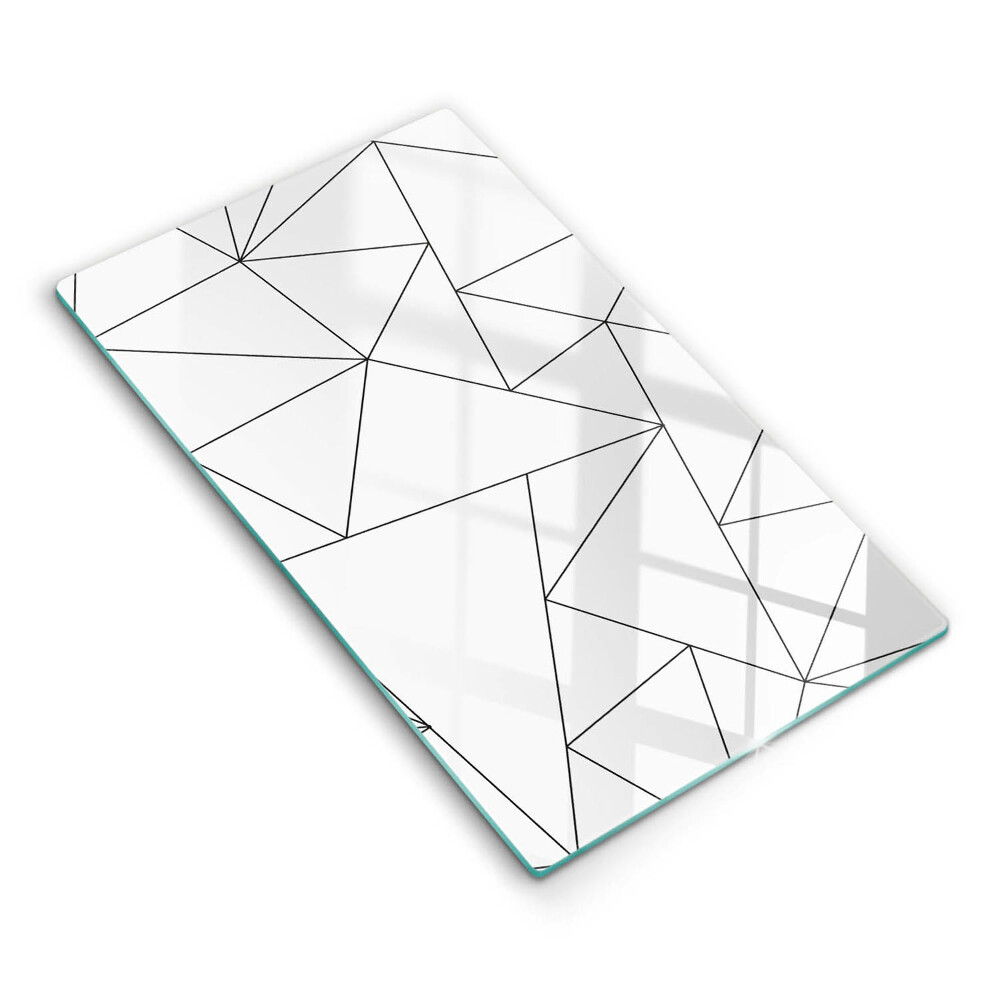 Tűzhelyvédő Fehér háromszögek