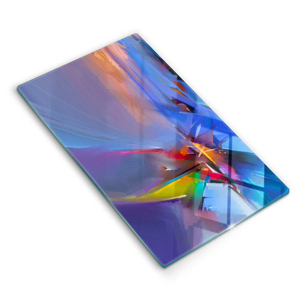 Tűzhelyvédő Festett absztrakció