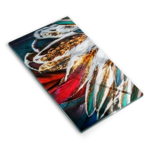 Tűzhelyvédő Boho madártollak