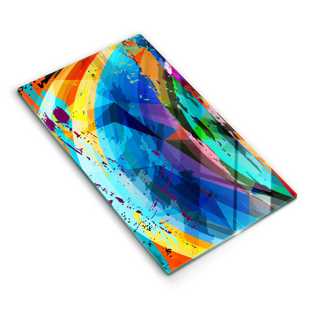 Tűzhelyvédő Színes festékfoltok