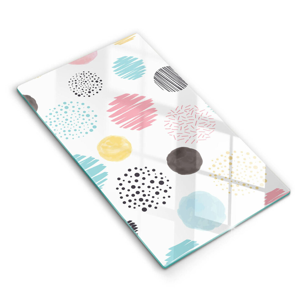 Tűzhelyvédő Festett formák