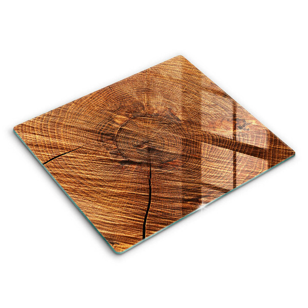 Főzőlap védő üveglap 60x52 cm Textúra fa