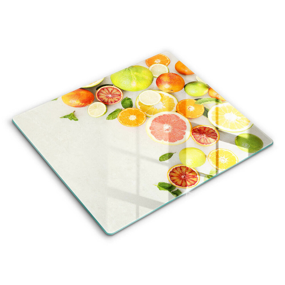 Főzőlap védő üveglap 60x52 cm Citrusfélék