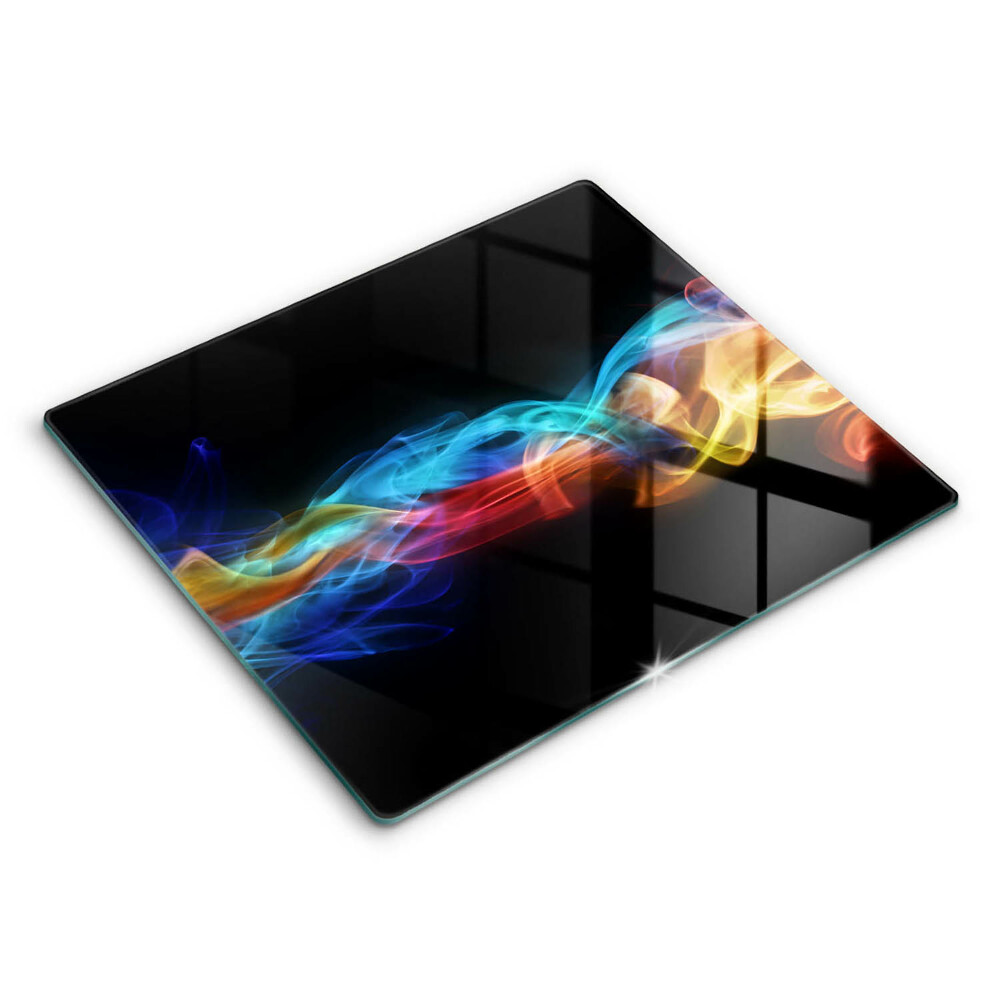 Főzőlap védő üveglap 60x52 cm Színes füst