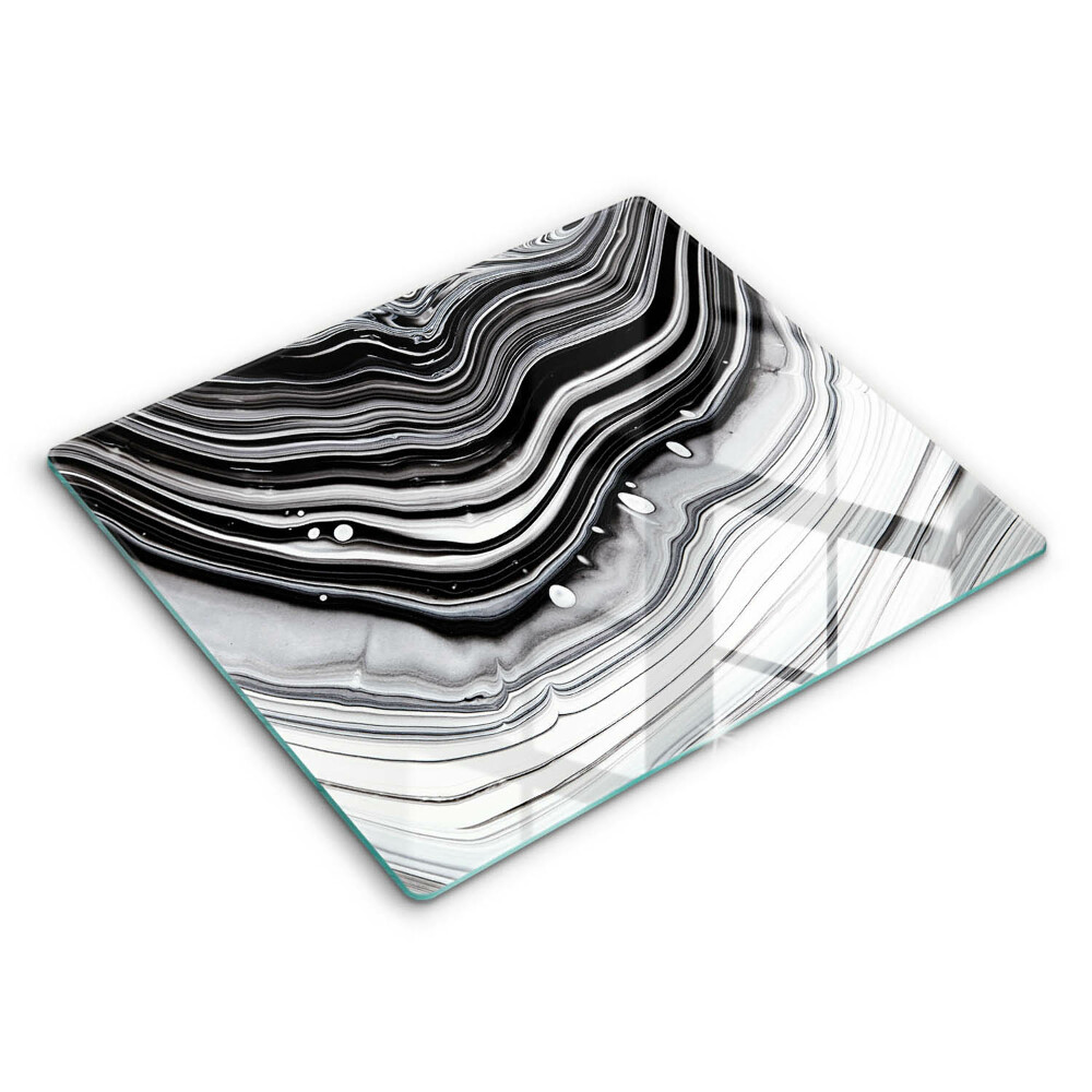 Főzőlap védő üveglap 60x52 cm Absztrakt tinta