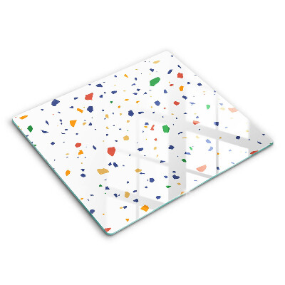 Főzőlap védő üveglap 60x52 cm Színes kőedények