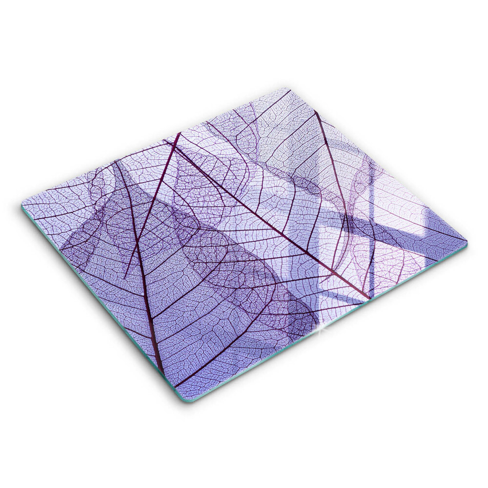 Főzőlap védő üveglap 60x52 cm Vénás levelek