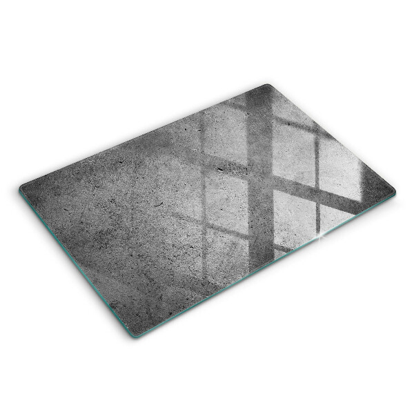 Üveg tűzhelyvédő 80x52 cm Beton kő textúra