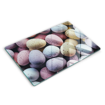 Üveg tűzhelyvédő 80x52 cm Húsvéti tojások