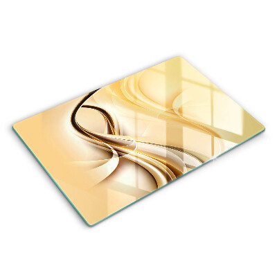 Üveg tűzhelyvédő 80x52 cm Absztrakt füst