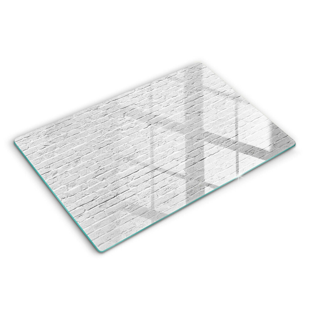 Üveg tűzhelyvédő 80x52 cm Téglafal