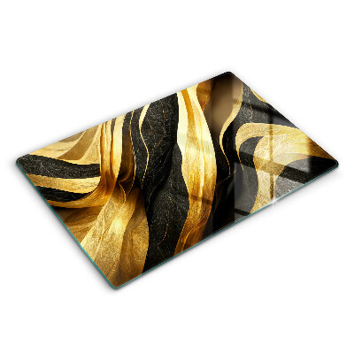 Üveg tűzhelyvédő 80x52 cm Elegáns absztrakció