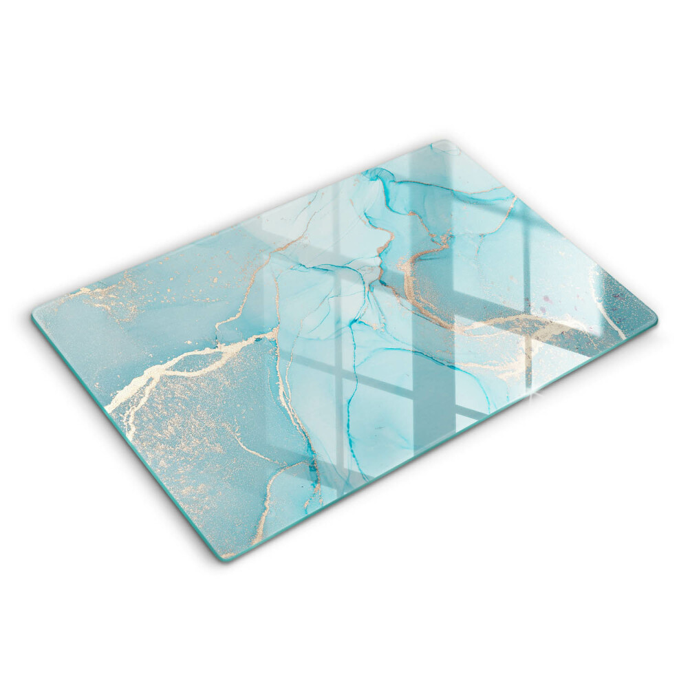 Üveg tűzhelyvédő 80x52 cm Absztrakt kő