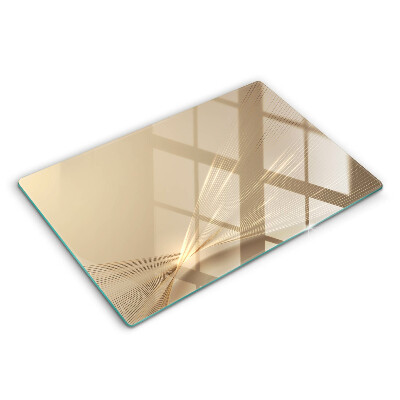 Üveg tűzhelyvédő 80x52 cm Modern absztrakció