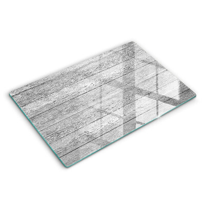 Üveg tűzhelyvédő 80x52 cm Régi deszkák