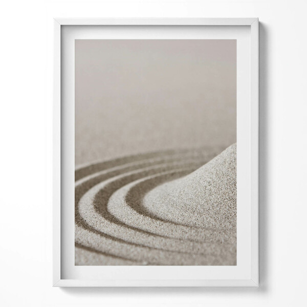 Keretezett kép Zen - homokhegy boho stílusban