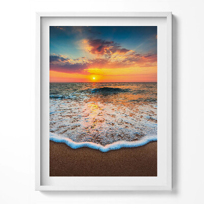 Kép keretben Lakókocsi a tengerparton