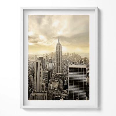 Keretezett kép Empire State Building panorámája