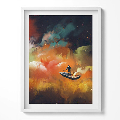 Keretezett kép Absztrakt kép a felnőtt életről