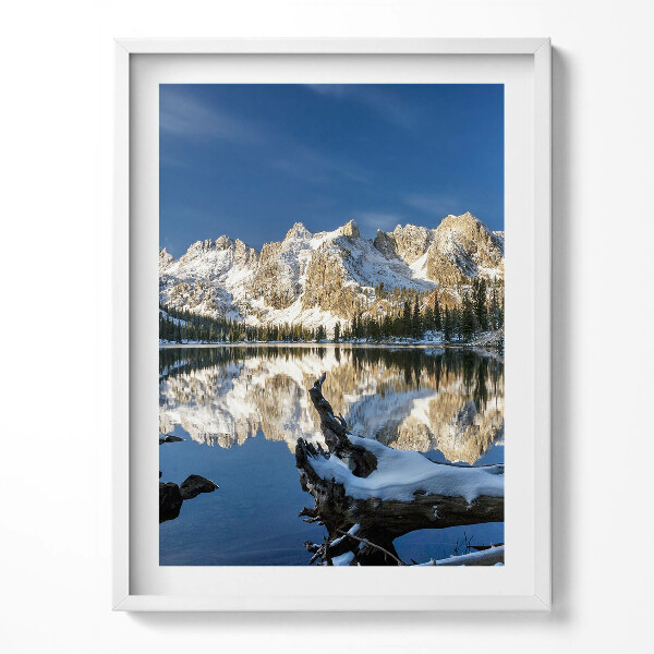 Keretezett kép Hegyi természeti táj