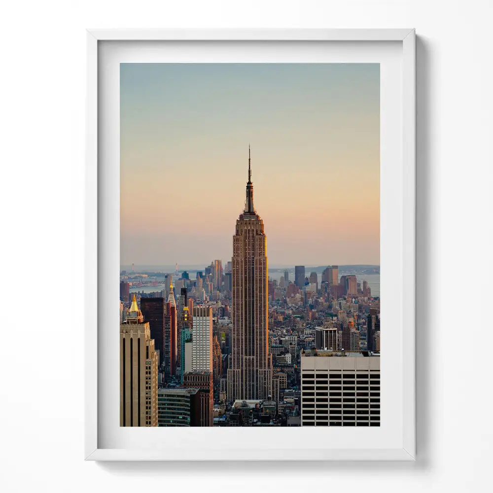Keretezett kép New York-i panoráma