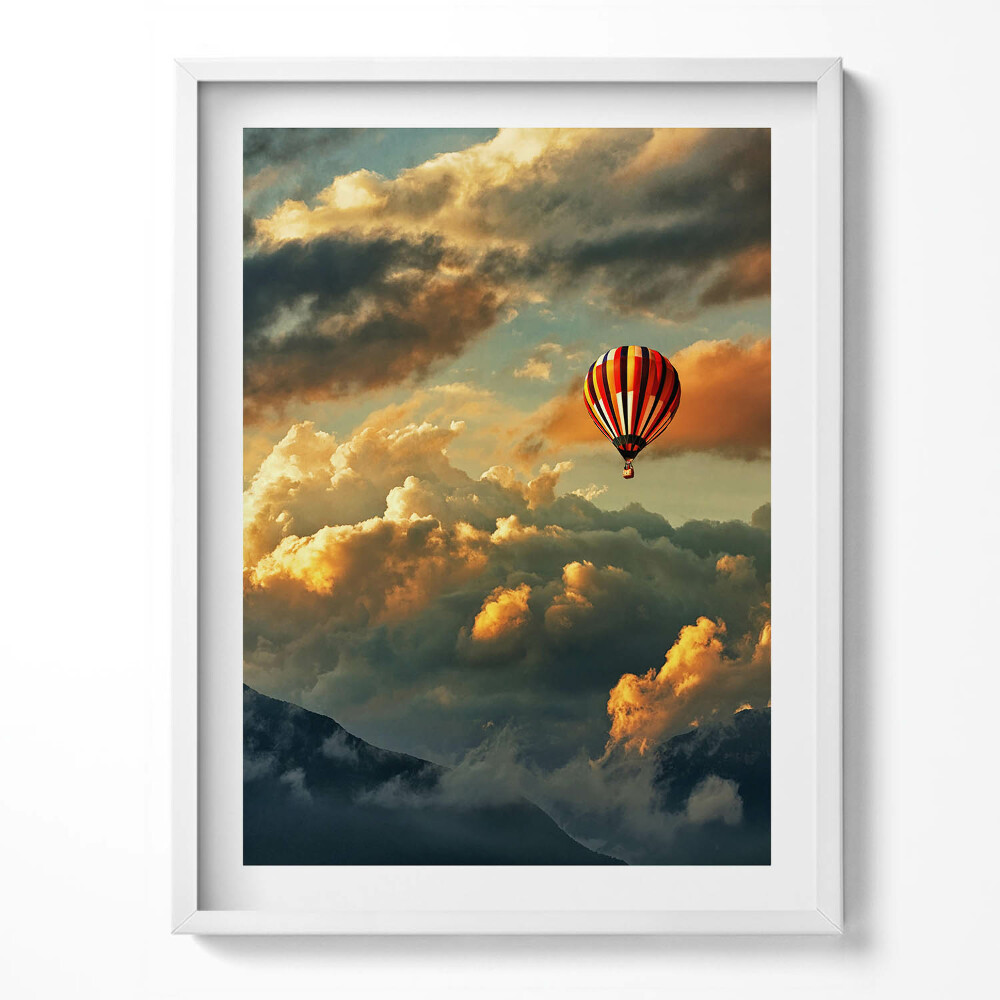 Kép keretben Ballonrepülés a felhők között