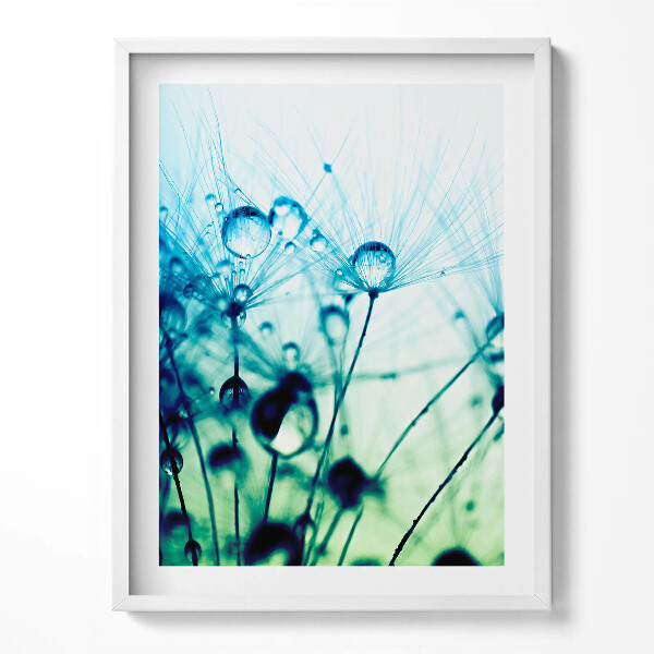 Kép keretben Harmatcseppek a fúvókákon