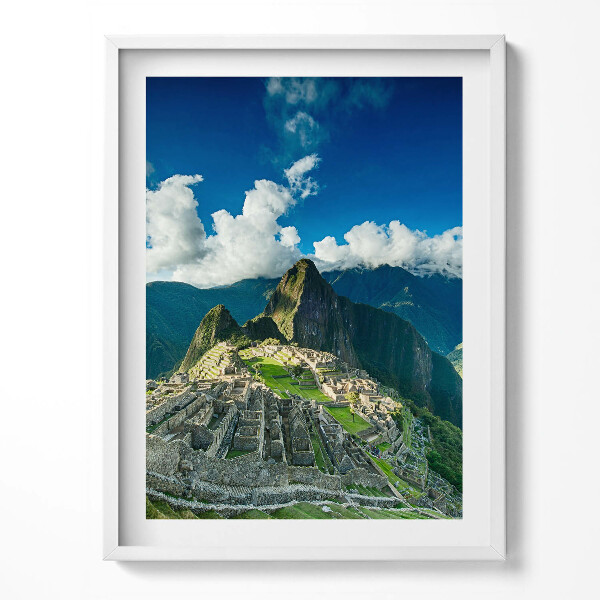 Keretezett kép Machu Picchu látképe