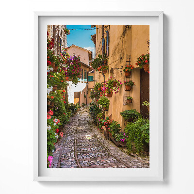Keretezett kép Virágutca Umbria városában