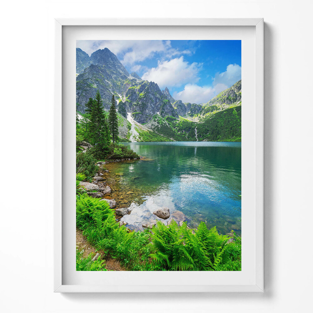 Kép keretben Erdős hegyi táj