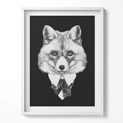 Keretezett kép Illusztráció egy róka fejéről