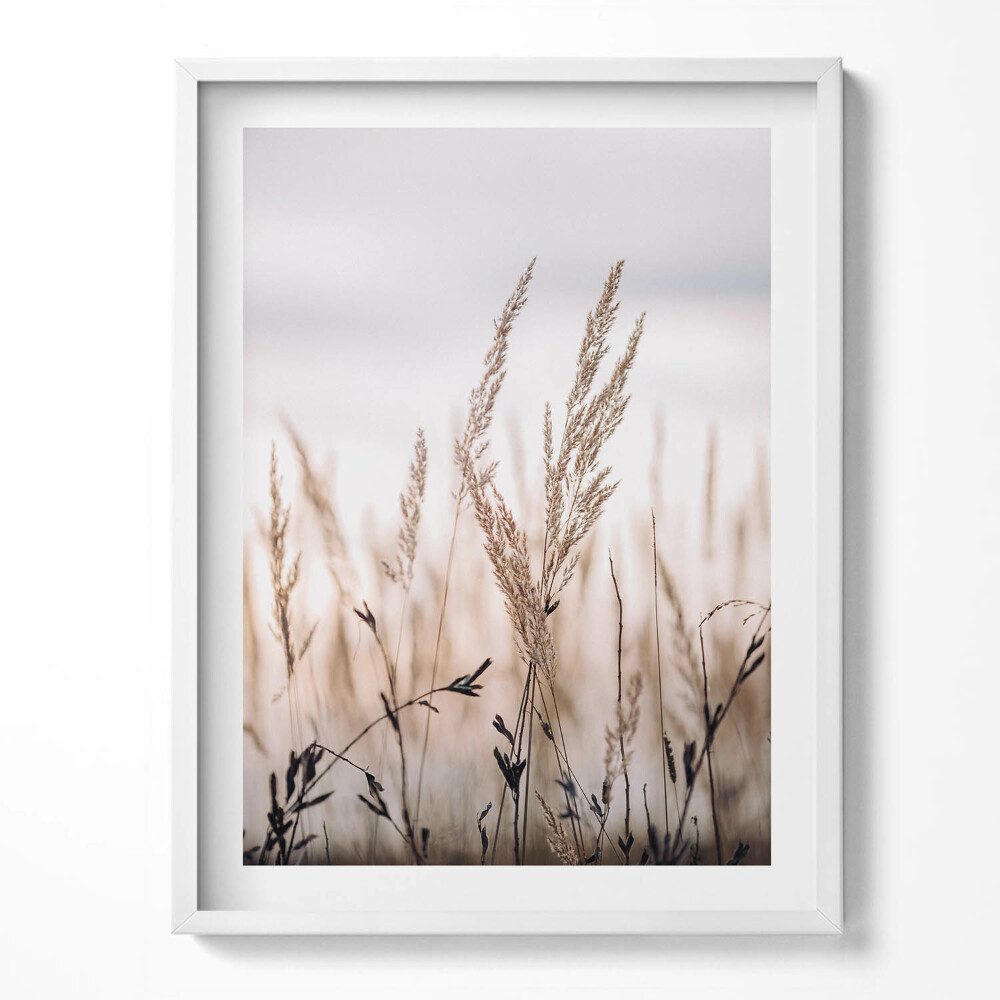 Kép keretben Természet fű boho stílusban